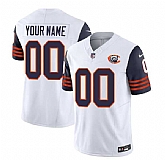Men's Chicago Bears Active Player Custom 2023 F.U.S.E. White Navy Throwback Limited Football Stitched Jerseys,baseball caps,new era cap wholesale,wholesale hats